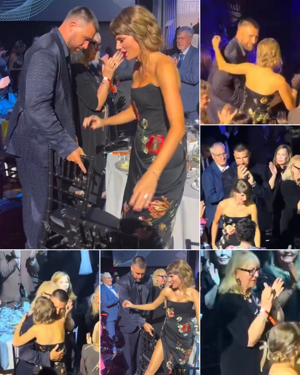 StarcadeMediaKC's tweet photo. Travis Kelce really had practice in KC, got on a plane and flew to New York to be by Taylor's side as she got inducted into the Songwriters Hall of Fame ❤️ https://t.co/A8rrOgtiyg