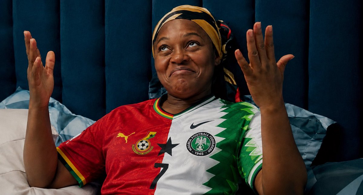 QueenMancunian's tweet photo. Nigeria and Ghana will low key fight over who’s jollof tastes better, who’s national team is the best but we are brothers and sisters 

See When we unite erh nothing stops us 
🤣🤣🤣🤣🤣🤣🤣🤣🤣🤣🤣🤣🤣🤣 https://t.co/ljqJx4z1zG
