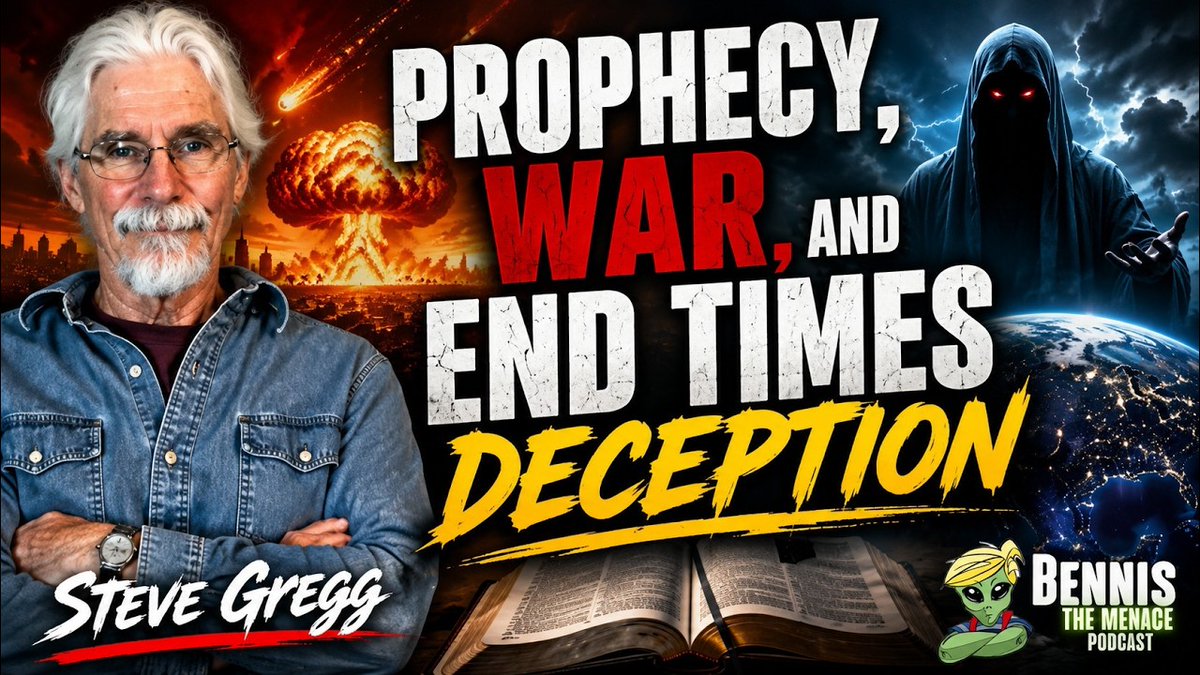 stevegreggvideo's tweet photo. https://t.co/x0y8fetJlD
Prophecy, War and End Times Deception - Steve Gregg
#endtimes #prophecy #dispensationalism #israeliranwar #middleeast #middleeastcrisis #revelation #eschatology #lastdays #jesus #bennisthemenace #stevegregg #thenarrowpath https://t.co/K3DDu8k7hM