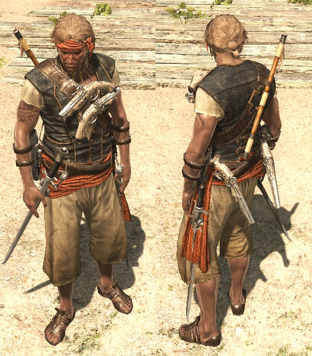 AccessTheAnimus's tweet photo. The Shark Hunter Outfit in 🏴‍☠️ Assassin's Creed Black Flag Resynced 🏴‍☠️

Remake [2026] 🆚 Original [2013]

(Original 📸 via @AC_Wiki) https://t.co/wBEHjW1XFX