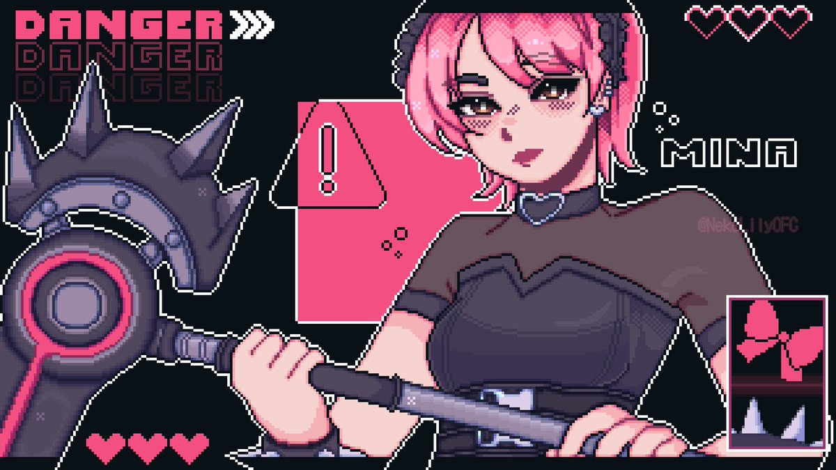 NekoLilyOfc's tweet photo. Mina Park 💕

Part of Metalcore pack from item shop.
metal scene Mina! 

#Fortnite #FortniteArt https://t.co/6qECKr5mRp