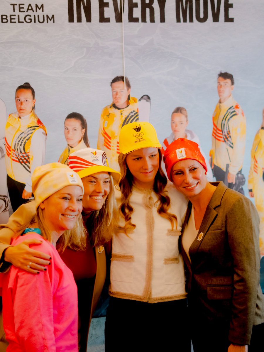 royalchildren_'s tweet photo. #PrincessEleonore of Belgium attends a reception and meets with a delegation from the Belgian Olympic on day fourteen of the Milano Cortina 2026 Winter Olympic Games, at the Lotto Belgium Pub in Milan, Italy 🇮🇹🇧🇪 -February 20th 2026.
.
📷 : Team Belgium. https://t.co/2fdE1FhAfw