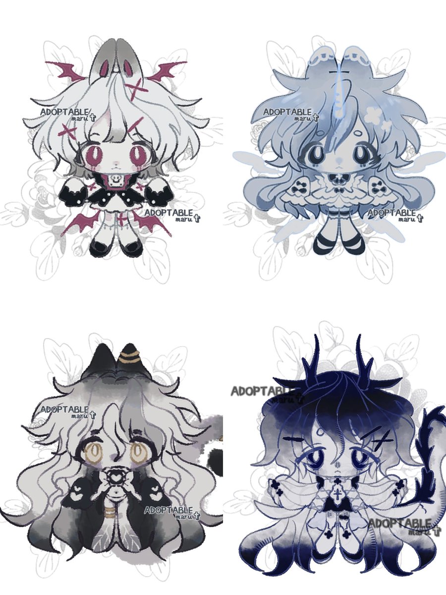 Maruru305's tweet photo. ✟Setprice adoptable🌹🎉 
You’re welcome to visit my adopt shop if you’re interested! ✨
✟ Vgenshop: https://t.co/fBriuNHfO3

#adopt #adoptable #adoptables
#characterdesign #auction https://t.co/Ut6GNpu59X