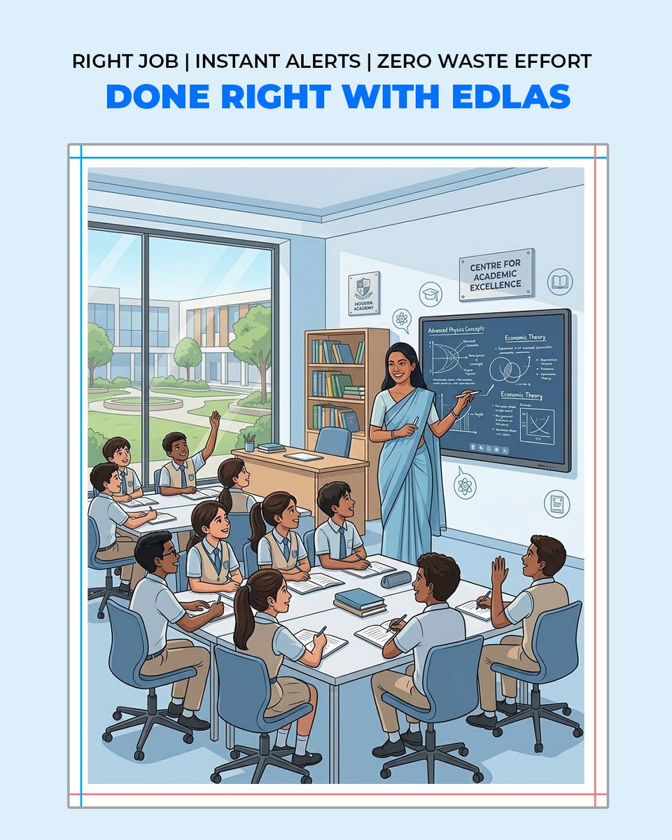 Edlas_in's tweet photo. Teachers shouldn’t have to chase vacancies door-to-door or apply to jobs that are already filled.

Edlas connects educators with verified school job openings and instant alerts - making job discovery simpler, faster, and more relevant.

#Edlas #TeachingJobs #TeacherJobs #EdTech https://t.co/bFpXCvS7kZ