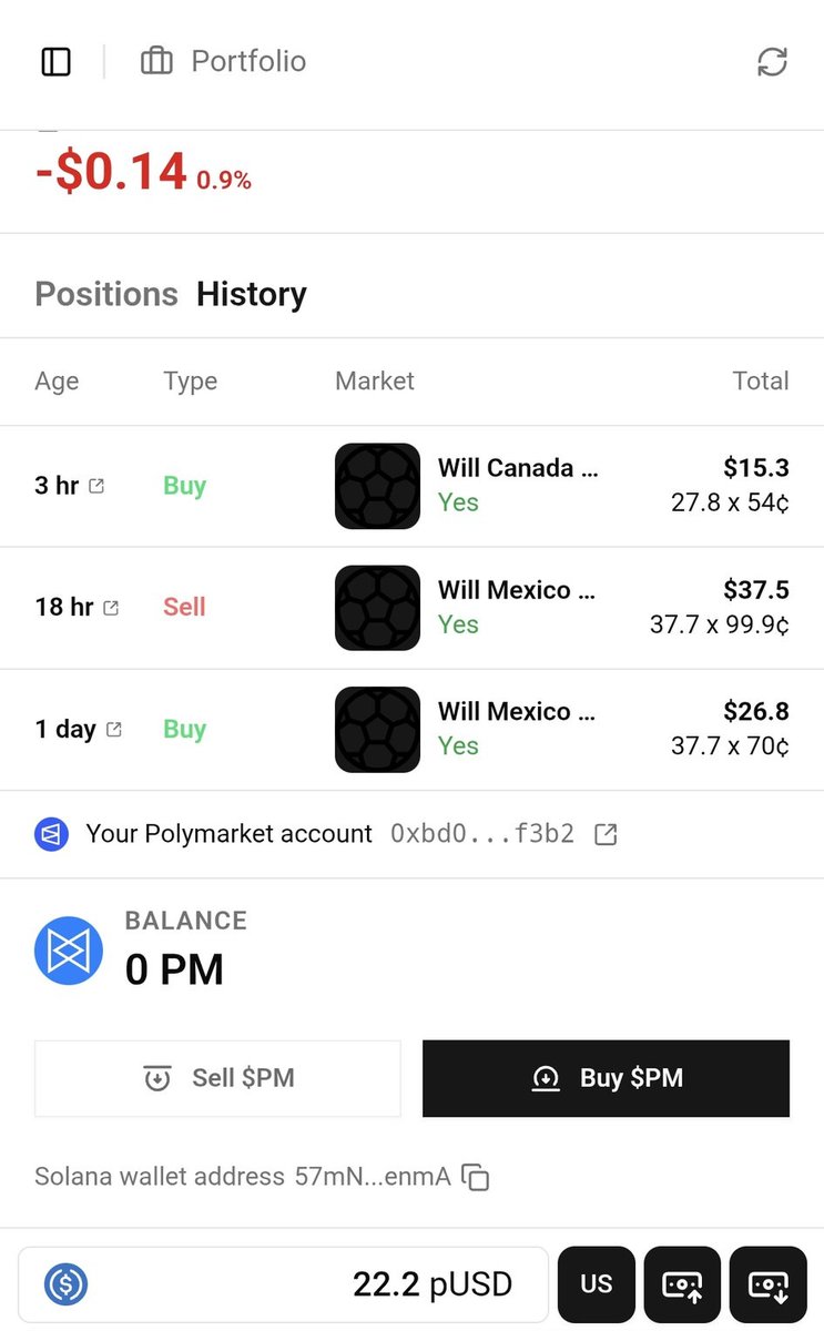 Sinacrypto81's tweet photo. Yesterday i placed bet on Mexico win
Now i placed bet on Canada win
Hope for the best🔥
@Polymarket #polymarket #Mexico    #Canada https://t.co/gdgLeiOWa5