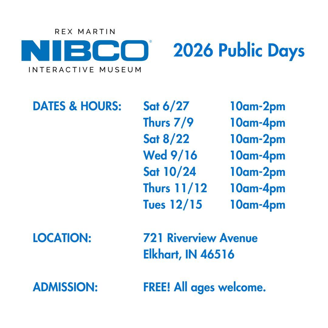 nibcoinc's tweet photo. Searching for a free, family-friendly destination? Discover hands-on fun at the Rex Martin NIBCO Interactive Museum! Gather your family or friends and visit us at 721 Riverview Avenue in Elkhart. We can’t wait to see you!

#nibco #nibcomuseum https://t.co/VoYaovUNoP