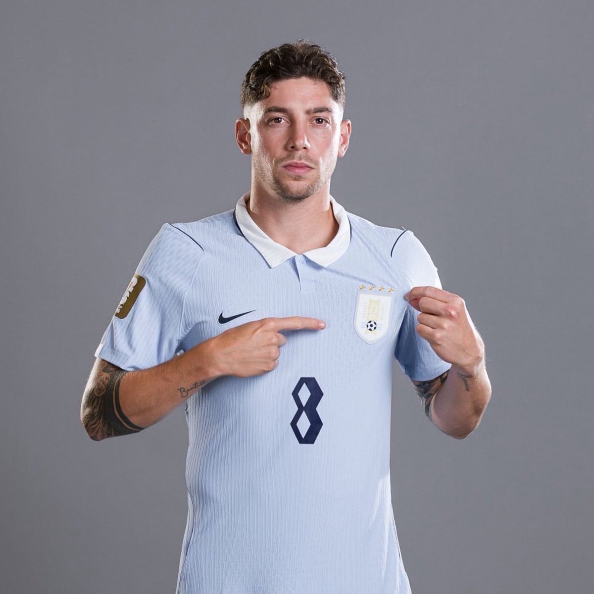 MadridXtra's tweet photo. 🚨8️⃣ OFFICIAL: Fede Valverde is Uruguay’s new #8. https://t.co/4kdxNolciB