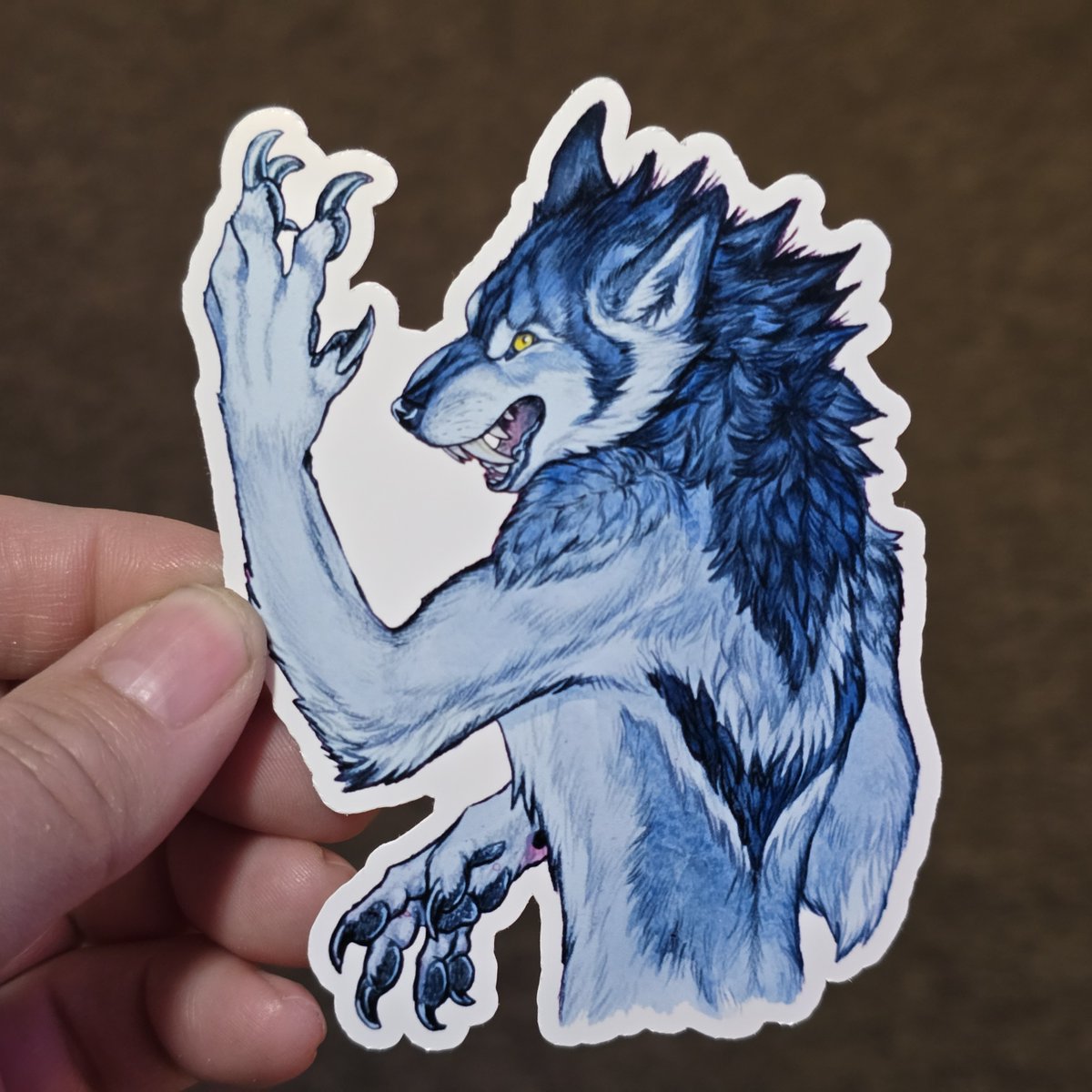 sugarpoultry's tweet photo. New product drops on my Etsy! A few old favorites have been made into stickers, with my Night Dragon Elemental made holographic! 😍
✨ https://t.co/K8vSQUbslj ✨
#werewolf #dragon #dragons #art #shopsmall #supportartists #noai #humanmade #artistofx #fantasyart #digitalart https://t.co/vfEuWXWsAs