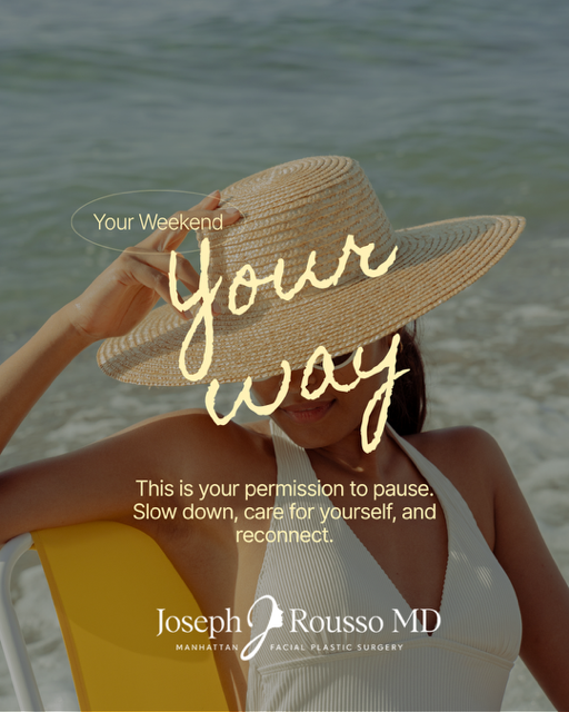 j_facs's tweet photo. The weekend is here. Have it your way, slow down, and take care of yourself! #DrJosephJRousso #TakeCareOfYourself #SlowDownandRelax https://t.co/kgF37zQcUv