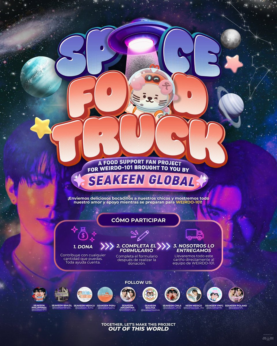 seakeen_chile's tweet photo. — SPACE FOOD TRUCK 🦞🌊

Desde distintos rincones del mundo, nos unimos por Sea, Keen y WEIRDO-101 🩵

Gracias por cada aporte y por todo el cariño que están entregando a este proyecto. Juntos estamos creando algo muy bonito. 🫂✨

#sea_ta_lay | #keenkeno
#Weirdo101Series https://t.co/6cS2IjnKXM