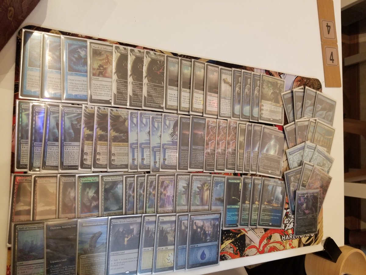 CARD_POT's tweet photo. 本日のモダン3-0一つ目は「青白コントロール」でした。
「○青白コントロール ×ジェスカイコントロール」
とのコメントを頂きました。
おめでとうございます! https://t.co/fo3sxyjBWj