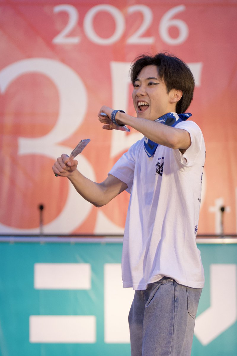 97kpH0e0's tweet photo. 2026.6.10 Wed 
第35回 YOSAKOIソーラン祭り
大通公園西８丁目会場

青の心 @aonokokokoro 

#YOSAKOI #YOSAKOIソーラン #第35回YOSAKOIソーラン祭り #kpH0e0 https://t.co/i2INHcyx3p