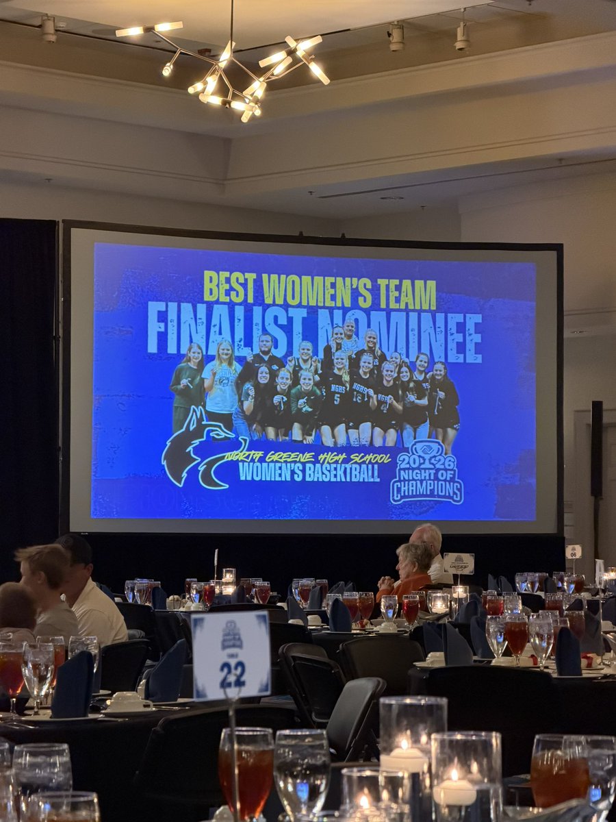 ellahead20's tweet photo. Thank you Kingsport Night of Champions and @GSportsZone for the nomination! I had an amazing night! @LadyHuskiesBB https://t.co/K10iU2dmMs