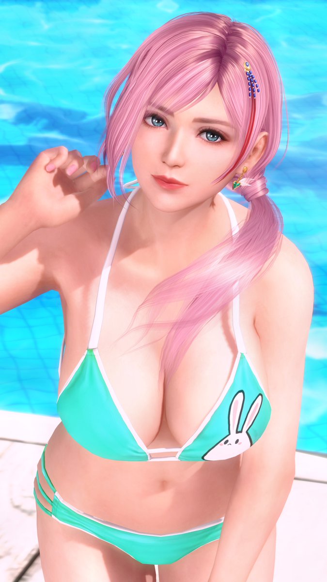 Doaxvv_Misaki_'s tweet photo. フォトイベント受賞されたオーナー様、おめでとう御座います🎉

今日の我が島はエリちゃん版もちづきを一枚😊
#DOAXVV #Elise https://t.co/imCdiiCLZA