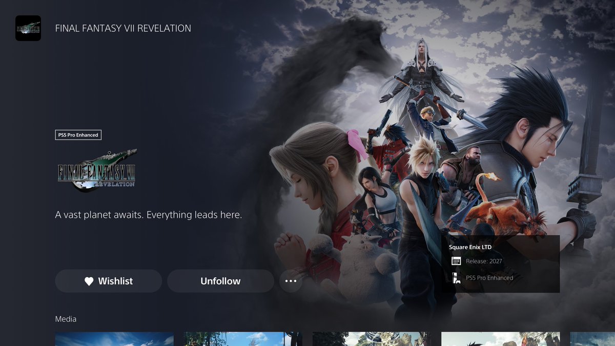 Genki_JPN's tweet photo. Final Fantasy VII Revelation can now be added to Wishlist on the PlayStation store! #PS5

https://t.co/vEwbiu9YRX https://t.co/Xf0Rp8L00X
