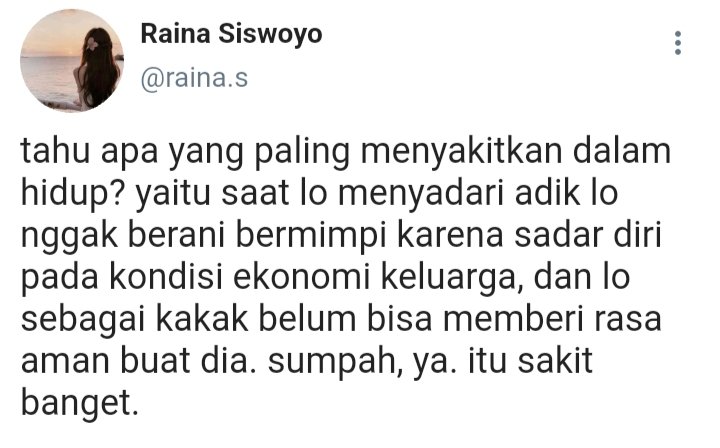nonandreans's tweet photo. Semua menghilang, tapi kamu tidak

 ©nonandreans https://t.co/0cD1UejJHg