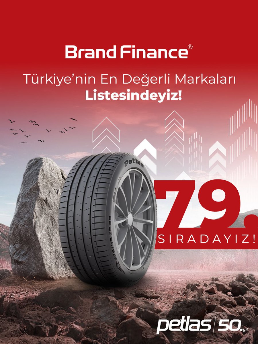 PetlasGlobal's tweet photo. Petlas olarak @BrandFinance Türkiye 125 listesinde 79. sıraya yükseldik!

Performansımızı ve markamıza duyulan güveni her yıl daha da ileri taşımaya devam edeceğiz. Bizi tercih eden kullanıcılarımıza ve çalışma arkadaşlarımıza teşekkür ederiz.

#Petlas #BrandFinance https://t.co/opzIGno0tg