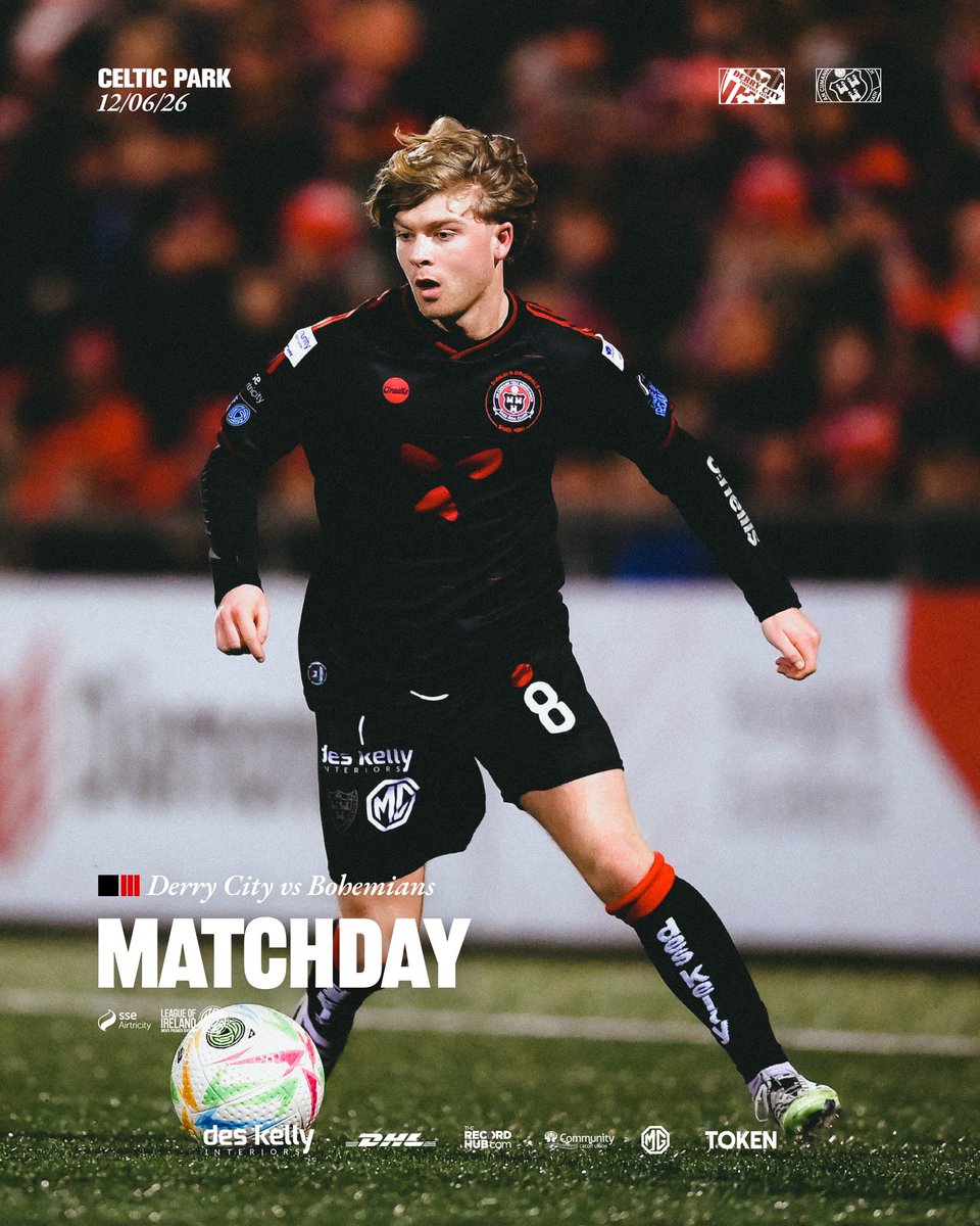 bfcdublin's tweet photo. It’s Matchday ⚫️🔴 

Bohemians are northbound to Celtic Park, where they face Derry City in the SSE Airtricity Men’s Premier Division. 

#DublinsOriginals | #WeAreBohs https://t.co/RBHq5iOhJj