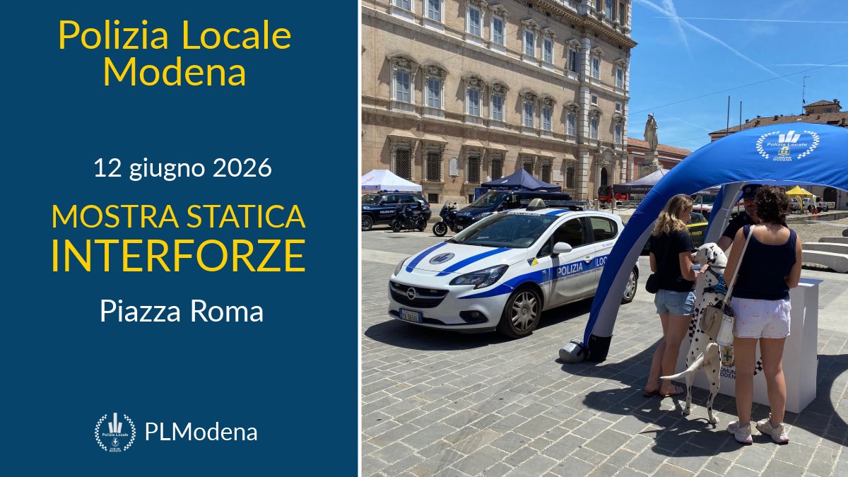 PLModena's tweet photo. #PLinforma #12giugno
Siamo in piazza Roma con il nostro gazebo per la Mostra statica interforze nell’ambito della 14esima edizione del Premio Difesa e sicurezza Emilia-Romagna,
Puoi conoscere da vicino i mezzi, le tecnologie e le attività delle diverse componenti impegnate quotidianamente al servizio del Paese.