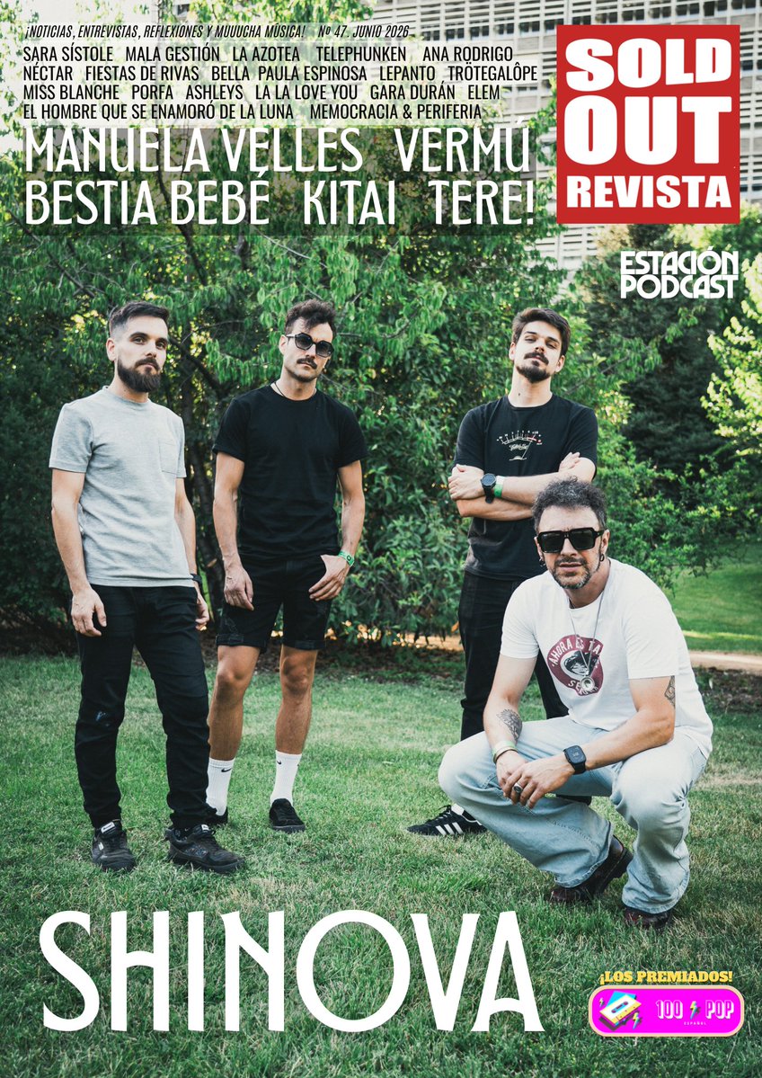 revistasoldout's tweet photo. ¡N° 4️⃣7️⃣,  Revista Sold Out! ➿➿➿

@shinovaoficial
@KITAI_Oficial
#TERE!
@manuela_velles
@vermubanda
@bestiabebe

💥 Léela en la web 📚: https://t.co/E4yivU7vY7
💥 Descárgala / compártela / suscríbete en el @Linktree_ de nuestra bío 📚 https://t.co/wnK6I5uEVU