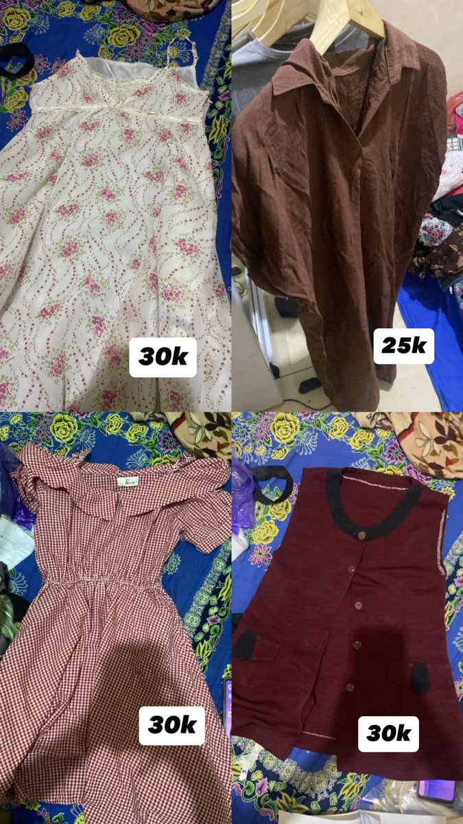 joyimw's tweet photo. wts underprice dress floral, vest, kotak-kotak, linen
 
💗 detail product for serious buyer
💰can nego
📍dom karawang, ina https://t.co/19lg3sTGz3