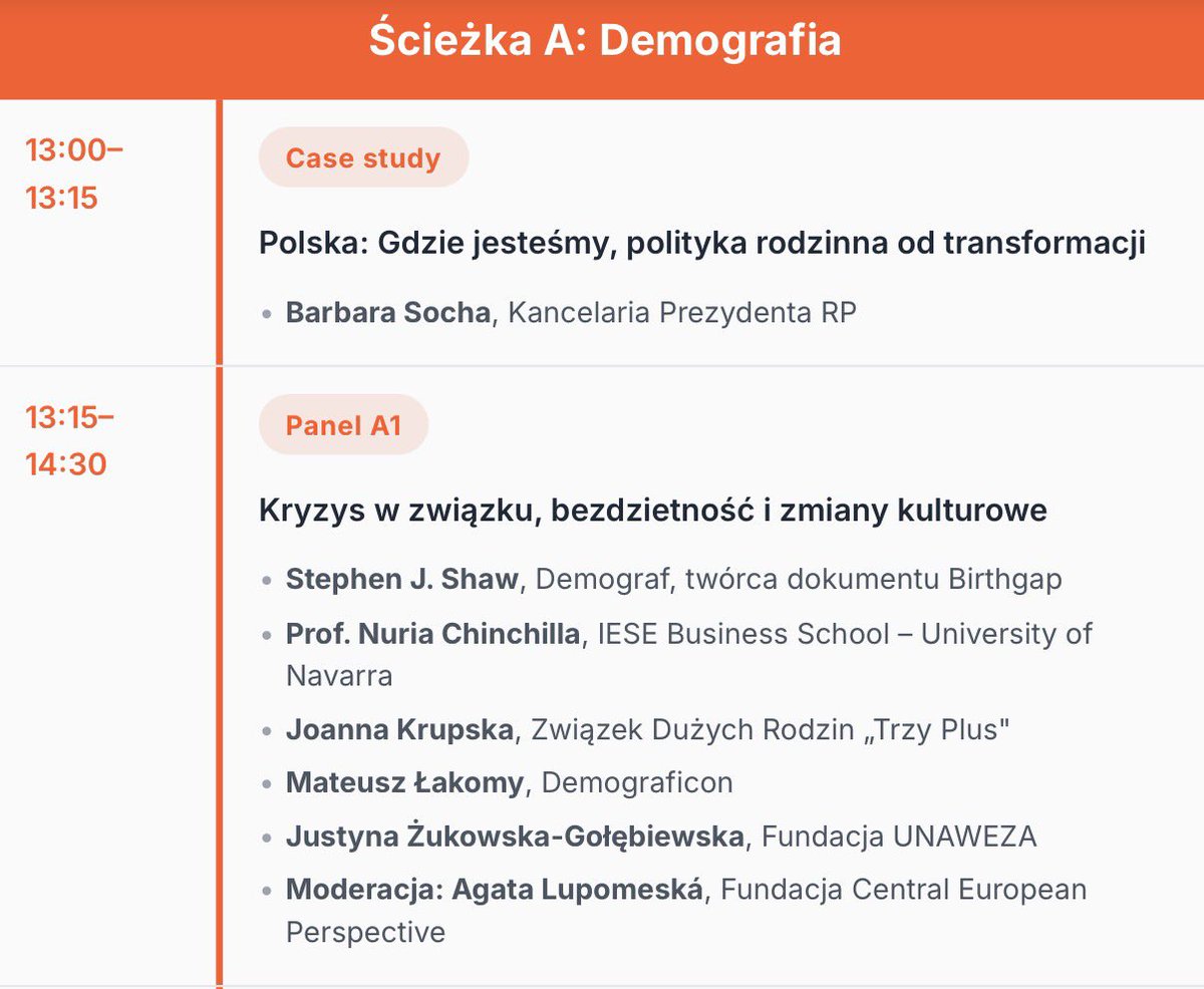 AgataLupomeska's tweet photo. Demograf @StephenJShaw, twórca dokumentu #Birthgap, będzie jednym z gości specjalnych szczytu #PolandFutureSummit, który odbędzie się w Warszawie 22 czerwca br.
W ramach szczytu, po wystąpieniach otwierających, w tym samego Prezydenta RP @NawrockiKn, zaplanowane są dwie ścieżki tematyczne, które dotykają najważniejszych zagadnień związanych z przyszłością Polski: demografii i gospodarki.
Mam ogromny zaszczyt poprowadzić pierwszy panel dyskusyjny w ramach ścieżki demograficznej, w którym wystąpi m. in. właśnie @StephenJShaw, a także Prof. Nuria Chinchilla, Joanna Krupska, @MateuszLakomy i Justyna Żukowska-Gołębiewska.
Partnerem wydarzenia jest fundacja @CE_Perspective, bo to jak będzie wyglądać przyszłość Polski będzie bezpośrednio wpływać także na perspektywy dla całego regionu Europy Centralnej.
Zachęcam do rejestracji i udziału w tym wydarzeniu: https://t.co/dEFAd8nOrm 👈🏻