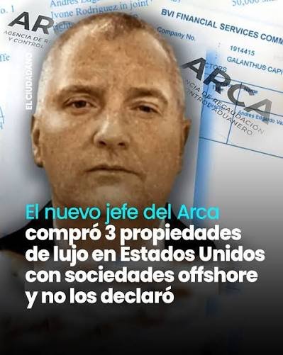 abrilcba_'s tweet photo. Este impresentable es Andrés Vázquez el titular de ARCA que también se adhirió al régimen de inocencia fiscal. Impunidad total. https://t.co/hkeaoN0Dn7