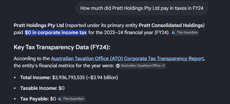 finnate's tweet photo. @RoadknightThe @GregMarSci This is the highest donor to Labor. https://t.co/lAMbXpYSMW