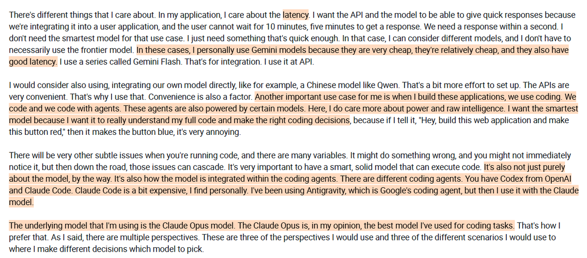 AlphaSenseInc's tweet photo. Interview with an industry expert on why $META's distribution advantage matters more than its model quality in the AI race ( $AMZN, $GOOGL ):

- The expert sees $META's models as still being behind the top frontier providers, such as OpenAI and Anthropic. Where $META holds a genuine advantage is distribution, with billions of monthly active users across Facebook, Instagram, and WhatsApp giving it a reach that no other AI company can match. The expert sees $META's strategy as less about winning the model race outright and more about integrating AI deeply into products that already have massive global adoption.

- The expert uses Gemini Flash for user-facing applications where latency and cost matter more than raw intelligence, and Claude Opus for coding tasks, which the expert considers the best model for that use case. The coding agent itself is highlighted as equally important as the underlying model, with $GOOGL's Antigravity agent paired with Claude Opus being the current setup of choice.

- According to the expert, the jump in intelligence between new model releases has become noticeably smaller over time, with the excitement around each new launch fading compared to a few years ago. He believes that tuning and prompting within a specific use case often delivers more value than upgrading to a newer model, and that for latency-sensitive applications with less cognitively demanding tasks, a cheaper and faster model is preferable over a smarter one.

- Cost is also a real factor in model selection, with Claude models being credit-based and more expensive, meaning the expert will switch to Gemini 3.1 Pro when credits run out, accepting slightly lower performance in exchange for the cost savings.

- The expert does not see $META playing a major role in the on-device or local deployment space with its newest Muse Spark model, since it is closed source and only accessible via API, making it incompatible with use cases like running models on a Mac mini. $META still has Llama for open source use, but the expert sees the company pivoting away from that and toward its closed source model.

- The expert sees two underrated elements of $META's AI strategy. The first is hardware, with the Ray-Ban smart glasses seen as underrated product that is gaining real traction and represents a unique channel for AI that none of the major foundation model players such as OpenAI or Anthropic are positioned to compete in. The second is distribution, with $META's billions of existing users across its consumer apps giving it an immediate reach advantage.