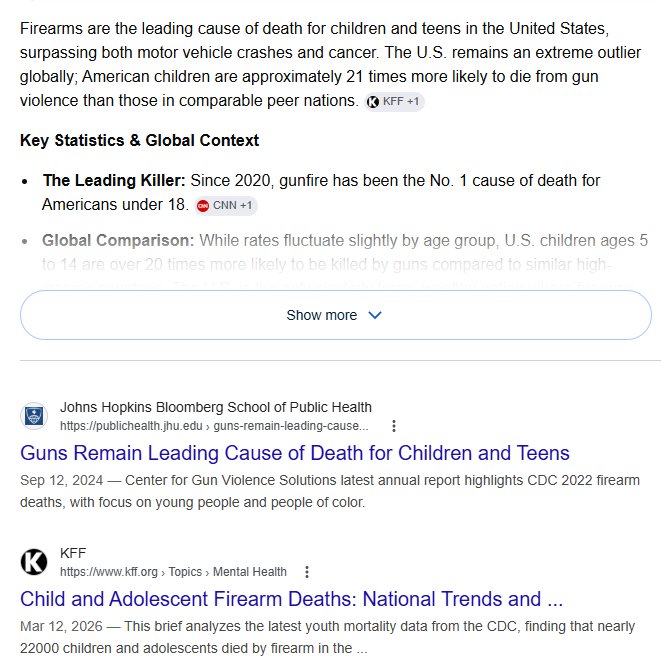 Maya0nothere1's tweet photo. @NE_good_life @MyLordBebo Number one in the world of its minors being killed by firearms isn´t cool, OR bombing little girls schools. https://t.co/pmkbx3YOCP
