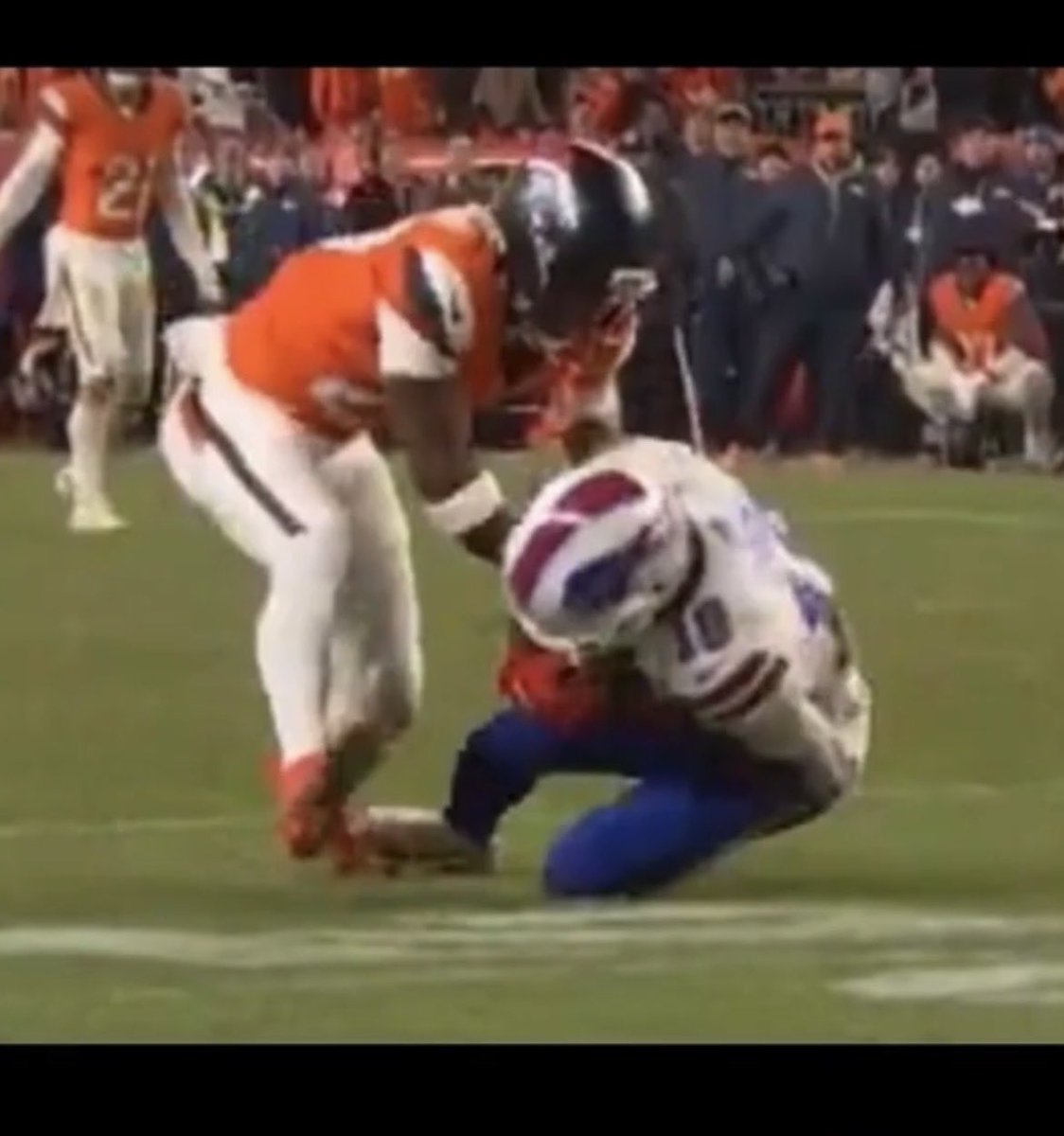 funnydanny's tweet photo. We should never forget that this catch by Brandin Cooks was ruled an interception. https://t.co/y8XWsAfWwy