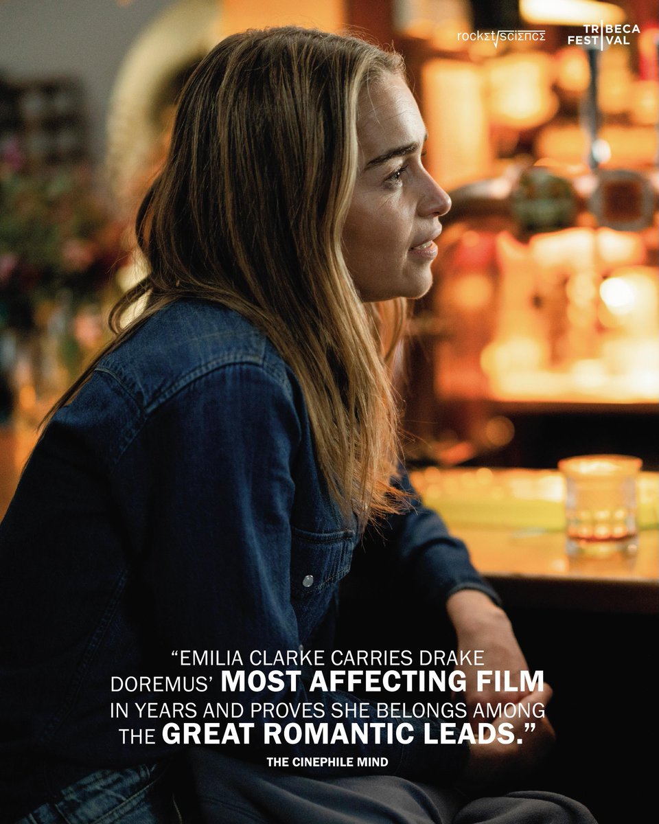 emgot88's tweet photo. Very good impressions about Drake Doremus' film and the main actors, #EmiliaClarke &amp; #EdgarRamirez, at Tribeca Film Fest.  
Congratulations! 🎬💝👏
The 「NEXT LIFE」movie will premiere in theaters this fall, through Vertigo Releasing. https://t.co/8v6S1321bY