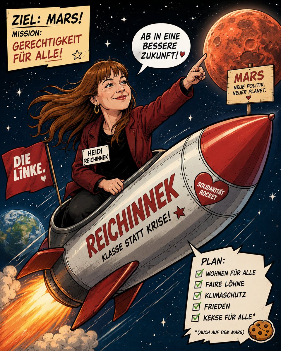 YouWontMindMe's tweet photo. @nikitheblogger Ich würde die Reichinnek gerne auf dem Mars sehen, da kann sie ihr Kommie-Utopia Stein für Stein selber bauen! https://t.co/7b2mwL9aJL
