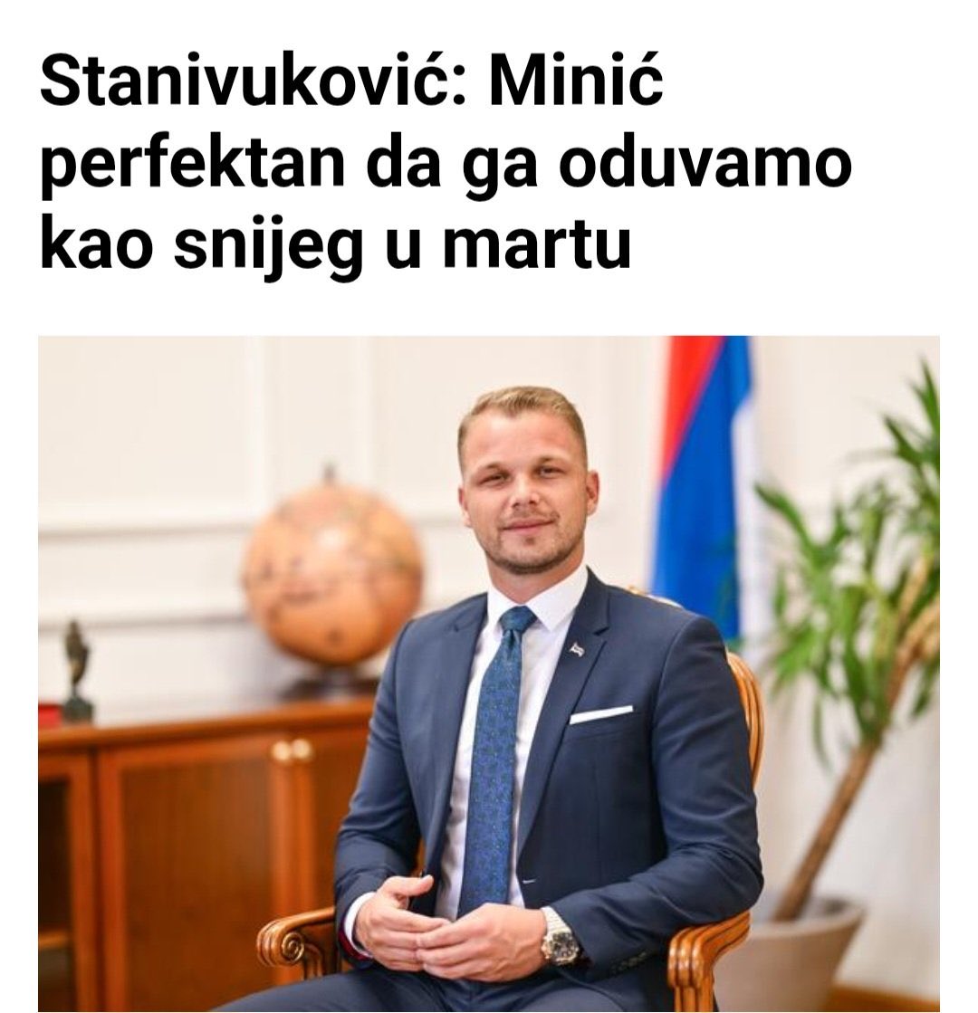 goricadodik's tweet photo. Ti si pokazao koliko si sposoban da “oduvaš” snijeg, očistiš grad, zakrpiš rupe. Bolje da si rekao da je Minić perfektan da ga sasječeš kao vrbe ili uništiš kao obalu Vrbasa, možda bi ti neko i povjerovao. https://t.co/OCOLWMBh3c