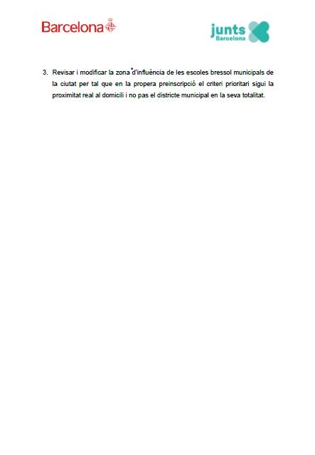 elisendagraell's tweet photo. Des de @Junts_BCN hem proposat ajudes per a les famílies que es queden sense plaça a l’escola bressol municipal.

@jaumecollboni s’hi va posar de perfil i @bcnencomu va votar en contra.

Una vegada més, els “progressistes” giren l’esquena a les famílies de BCN.

La proposta ⤵️ https://t.co/eCvAjpB62H