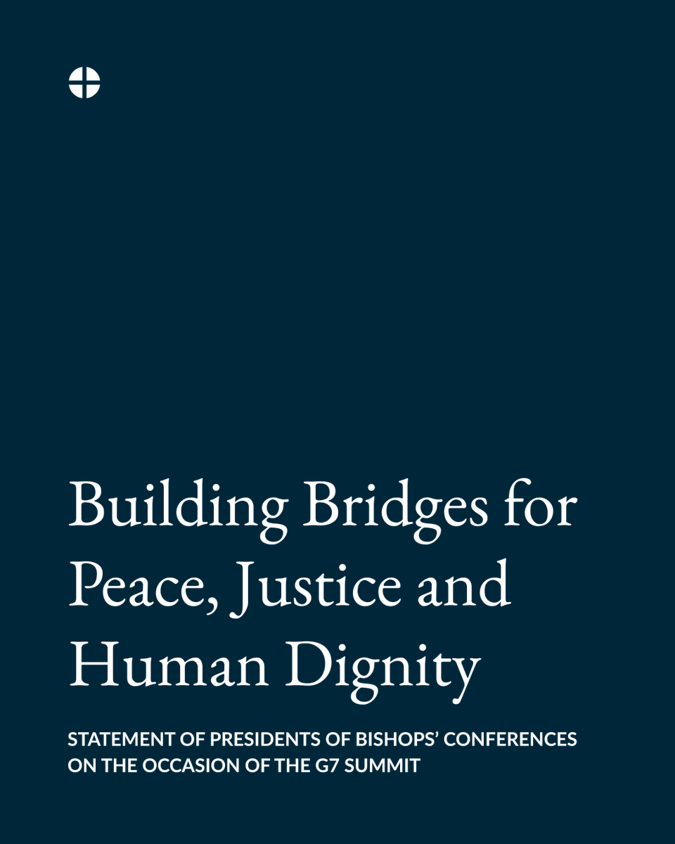 USCCB's tweet photo. As the G7 summit approaches June 15-17 in France, the presidents of the episcopal conferences of Canada, France, Germany, Italy, Japan, the United Kingdom, and the United States, issued a joint statement. https://t.co/iFkNFd0fkb