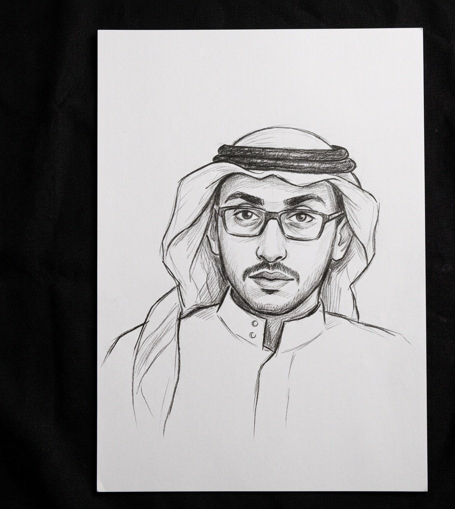 ssras0's tweet photo. @a_abdullah1984 
السلام عليكم 🤍 عبدالله الجابري
رسمت لك لوحة من صورتك بكل حب، وتمنيت توصل لك قبل أي أحد. رأيك يسعدني كثير، ودعمك لو بهدية بسيطة بيفرق معي فعلًا لأن الرسم هو مصدر دخلي الوحيد 🙏🏻♥ https://t.co/GJ22N3aYwi