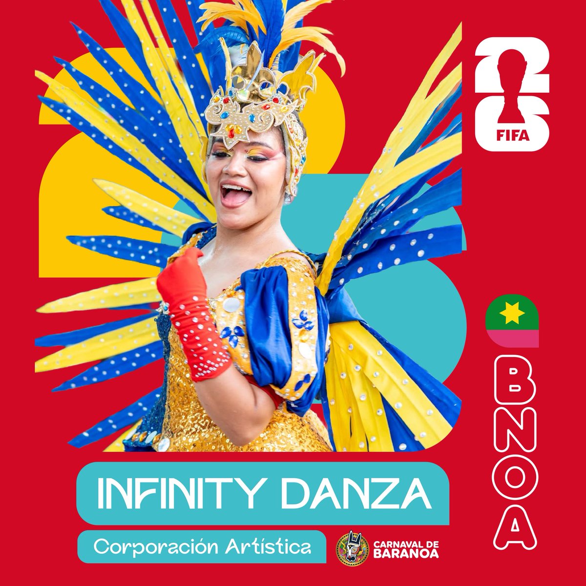 carnavalbnoa's tweet photo. 🎭 ¡Ya llegaron las Fichas Mundialistas del Carnaval de Baranoa 2026! 

Comparsas, escuelas y personajes que llenan de alegría nuestro Carnaval, ahora también se coleccionan. 🤭

🔥 ¿Cuál es la ficha que no puede faltar en tu colección? https://t.co/XDZs6tlJ8v