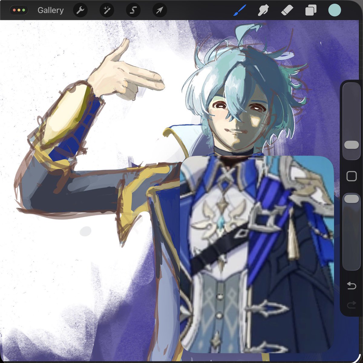 Loavfuu's tweet photo. pretend it’s rendered guys I love #Lohen https://t.co/juS10CwStP