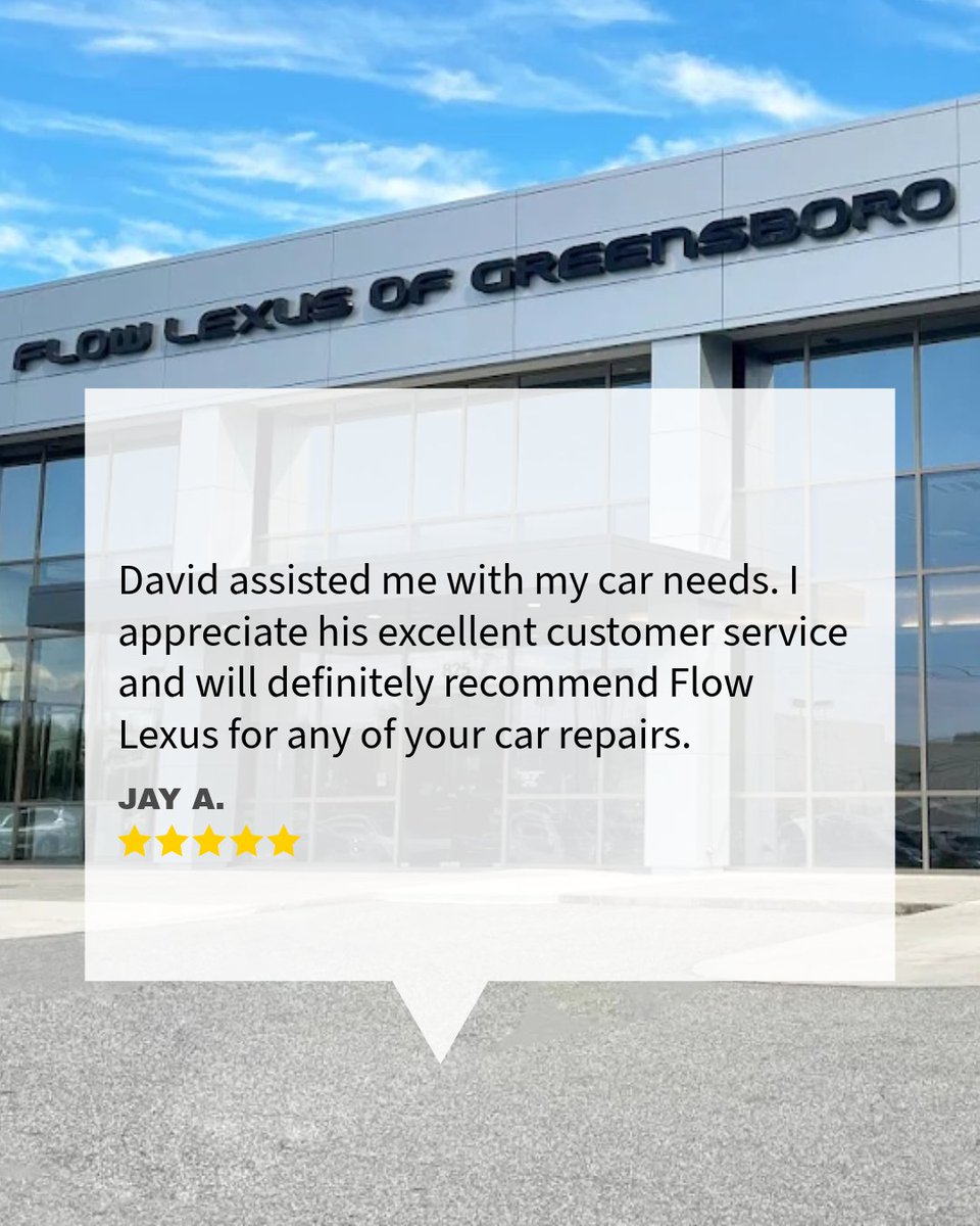 flowlexusgso's tweet photo. Thank you for your glowing review! We're so happy to hear about our customers' experiences. We can't wait to welcome you back! https://t.co/5ZTOn3GRxD