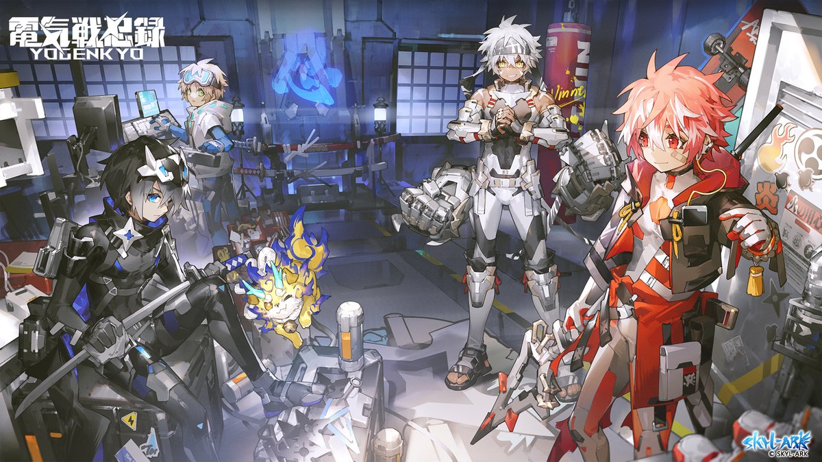 Agatsuma_Rochan's tweet photo. #電気戦忍録 #IndieGames
《電氣戰忍錄》摩點眾籌即將開啟，歡迎各位有興趣的玩家通過以下鏈接支持！😀😀😀
https://t.co/DyC2QYwDh4 https://t.co/XgdmgGrTvm