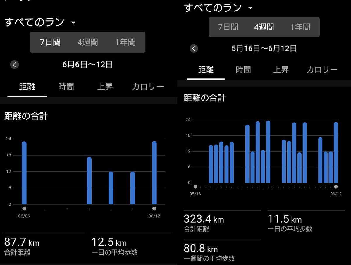 ZtabediH's tweet photo. 6/12 低強度長時間走/ロング走
adidas ADIZERO DRIVE RC

23.2km 2:01:42 5:15/km

7km過ぎ？人通りの少ない道なんですがノーリード((((；ﾟДﾟ))))の中〜大🐕‍🦺様が視界に

減速しながら時計を一時停止して様子を伺おうとした瞬間、Uターンしてスプリントする羽目に https://t.co/crYXsc43Ee
