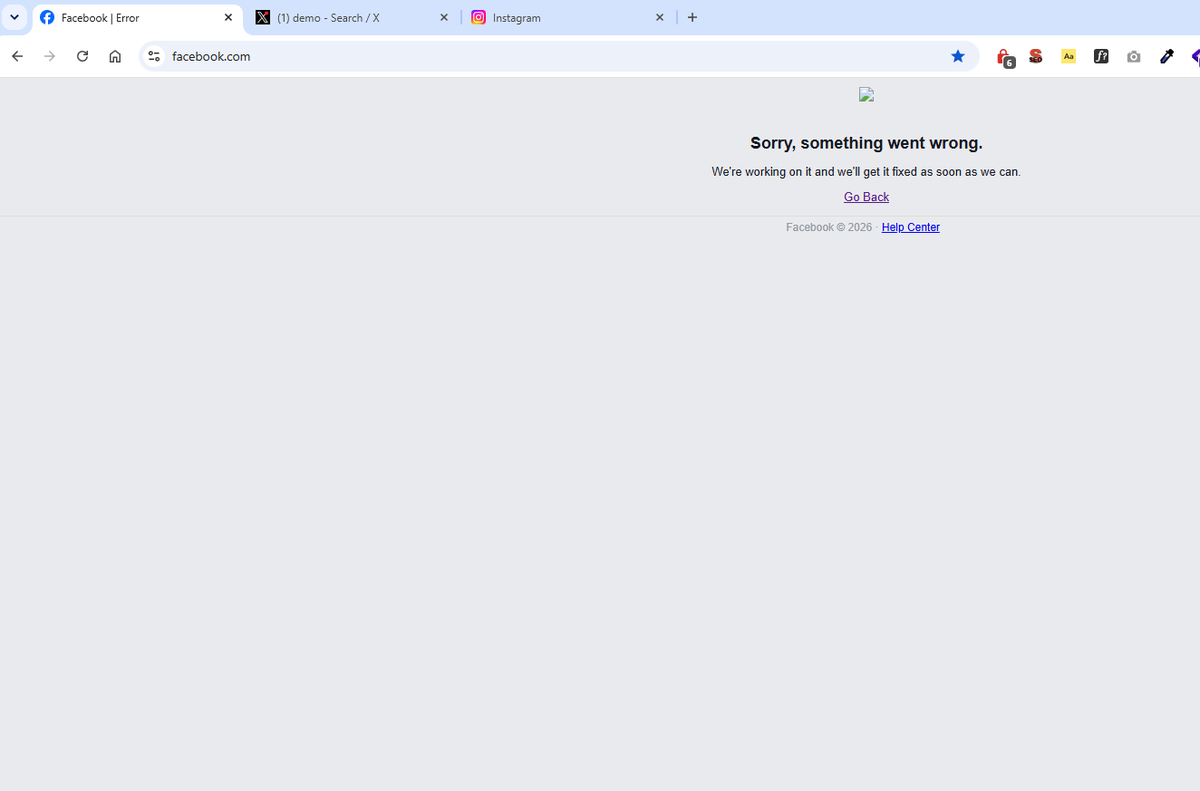 mradipramono's tweet photo. Facebook Down - Instagram down

dari Indonesia https://t.co/qfHBbY8ZGx