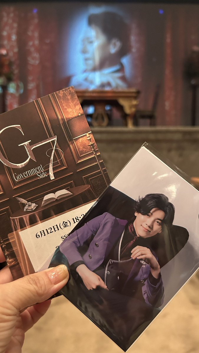 choco_924's tweet photo. G7サミット2日目🌏
台詞の意味がわかってきたので今日も面白かったです🤣
ちょっとハラハラしたけど
セーフです👍🏻
#アレステG7
#舞台G7
#アレステ
#Hyeok https://t.co/zfLggqAbQT