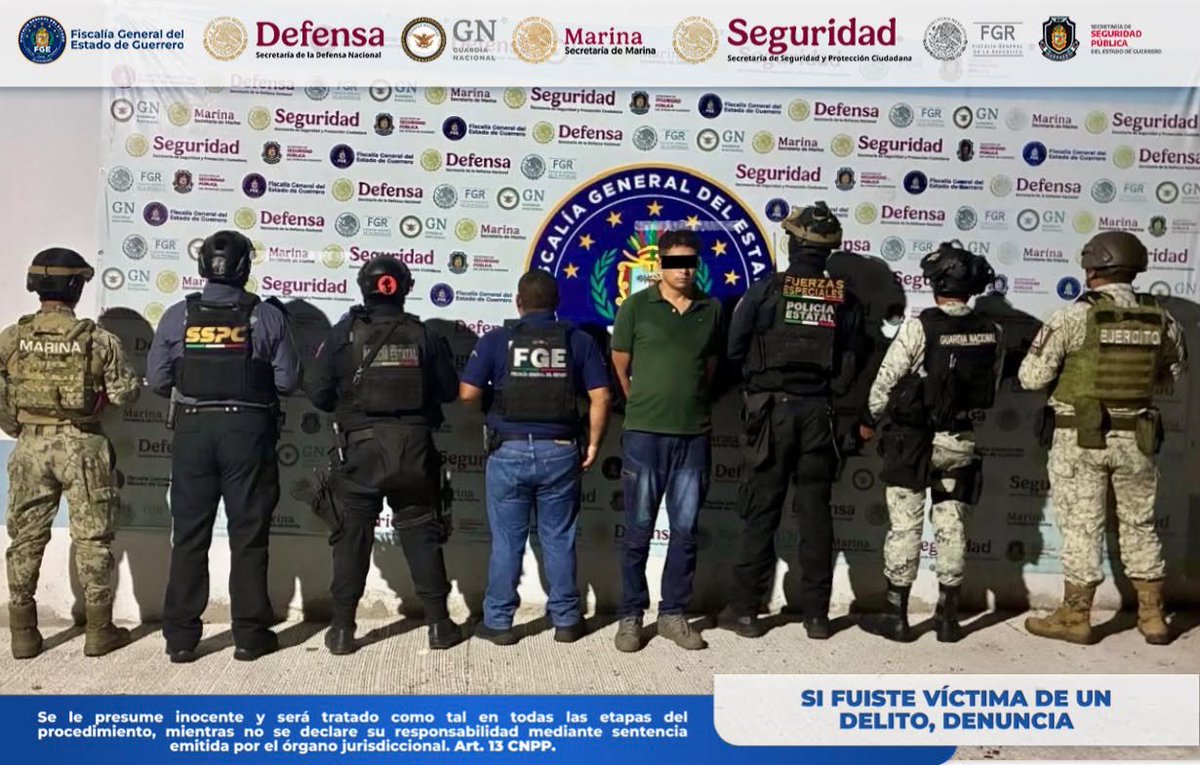 LDekonstruccion's tweet photo. Fiscalia de #Guerrero detuvo al probable asesino de #MarcoSuastegui quien fuera líder del #CECOP y de prestadores de servicios en  #Acapulco https://t.co/j28Y2cvNfC