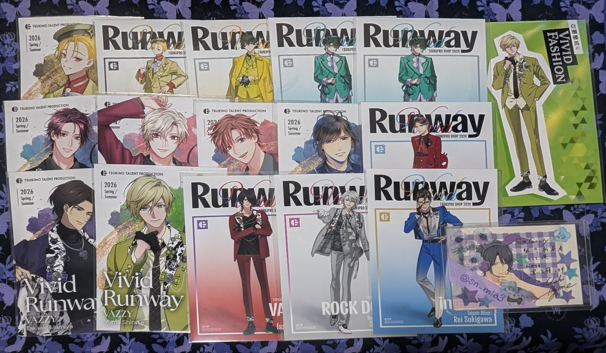 sn_mia3's tweet photo. 【交換】ツキショ ツキプロショップ
ビビラン ガラポン

譲》涙,駆,夜,壱星,壱流,零2
わんぱく:衛,昂輝,宗司,郁

求》始,海,隼,呂庵
わんぱく:始,隼,呂庵

※呂庵はガラポン2段目との交換
※画像2,3枚目と異種交換可
#mia_現場 記載日手渡しor郵送希望。
よろしくお願いいたします。 https://t.co/OcQC1xAEwa