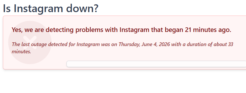 SumitDixit00007's tweet photo. instagram is down https://t.co/KoJtAiQlLp