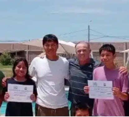 OneInAnARMY's tweet photo. .@SwimTayka's approach includes involving local communities in each country, increasing and extending impact. 

With them, Pablo the fisherman is a striking example: he went from non-swimming fisher who fished from the beach, to swimming instructor for his entire village!!🏊💜 https://t.co/FwEExhdcWC
