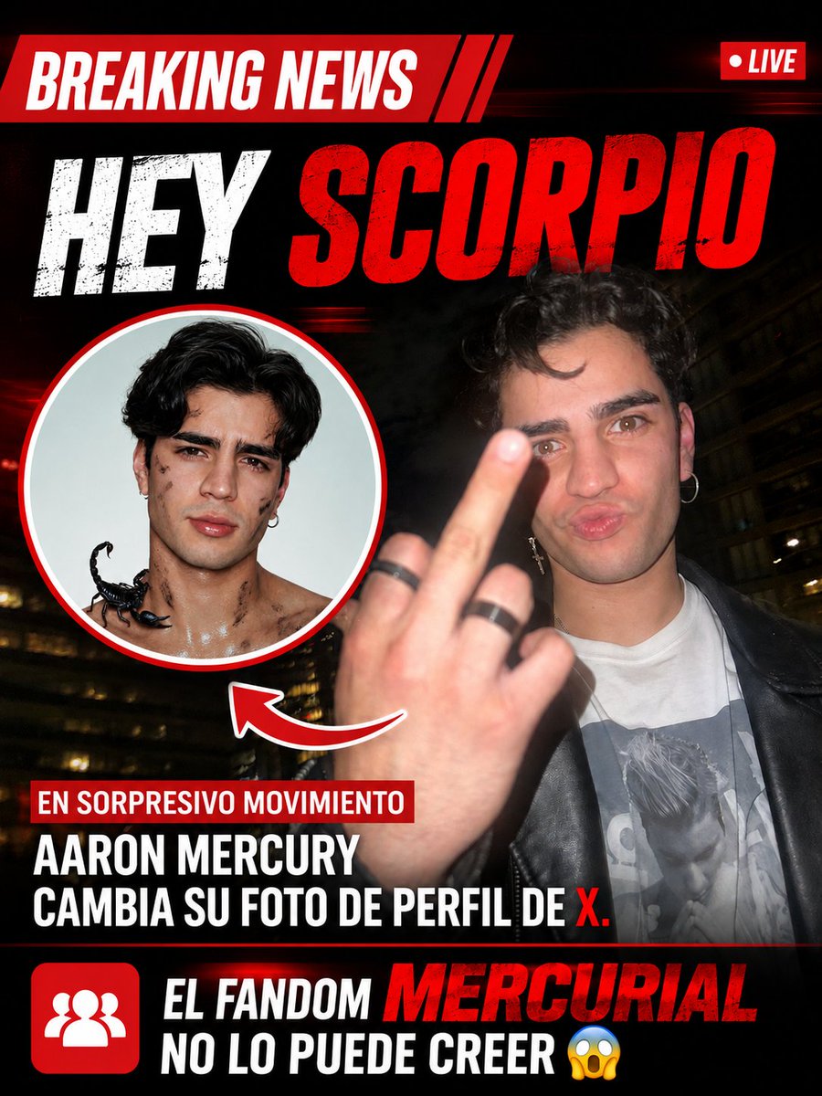 Mariarmentas's tweet photo. Buen día.
Espero estén todas mejor. Ya salió Aarón en las noticias
#AaronMercury #AARONATION #bromis https://t.co/mxPbFRMvhL
