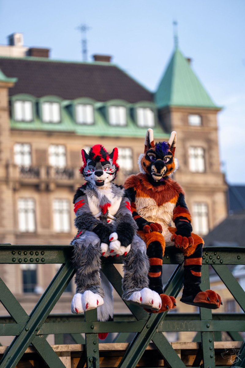 ArkyBarks's tweet photo. Don’t forget to make time for your homies 💜  @DiviTheWolf  #FursuitFriday

📸: @fur_nerox https://t.co/zzpueZJP0H